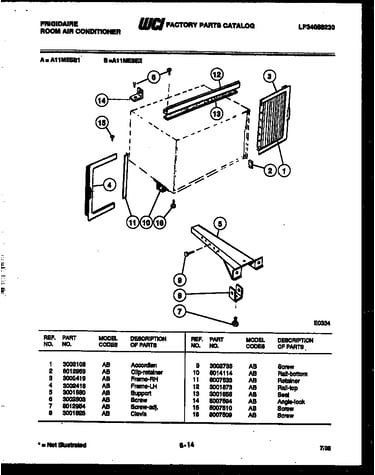 Window mounting parts