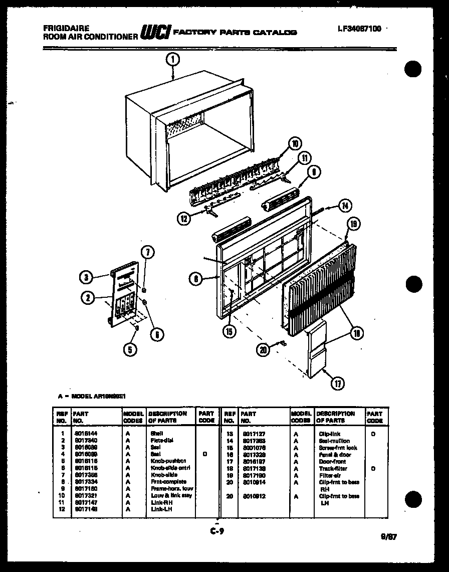 CABINET PARTS