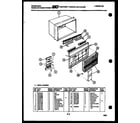 Frigidaire AR16NS8E1 cabinet parts diagram