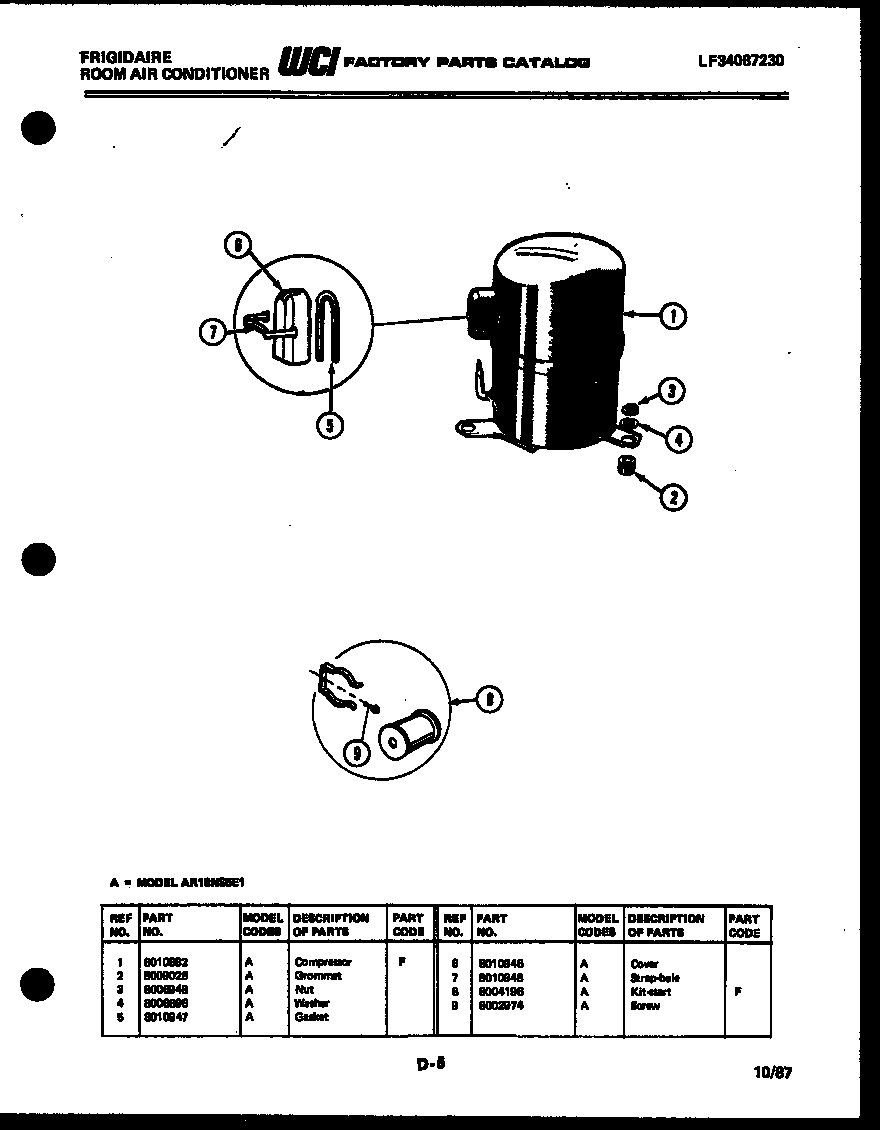 Compressor parts