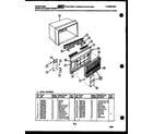 Frigidaire AHR18NS5E1 cabinet parts diagram