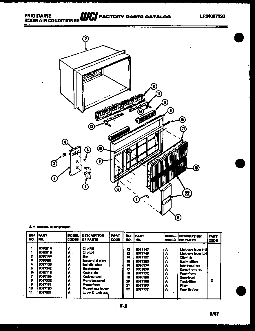 Cabinet parts