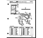 Frigidaire AHR18NS5E1 window mounting parts diagram