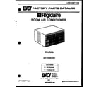 Frigidaire AR13MS8E1 front cover diagram