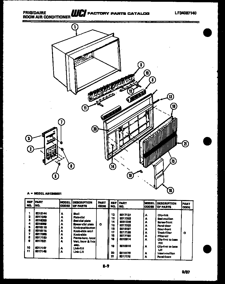 CABINET PARTS