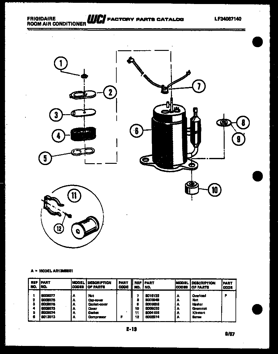 Compressor parts