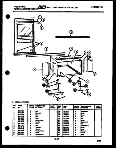 Window mounting parts