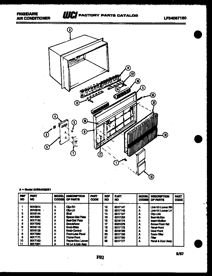 CABINET PARTS