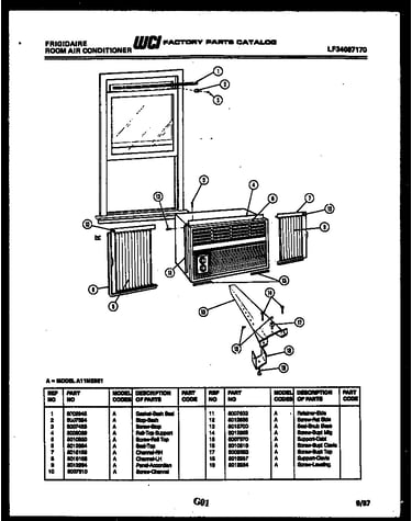 Window mounting parts
