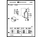 Frigidaire A08LE2E1 compressor parts diagram