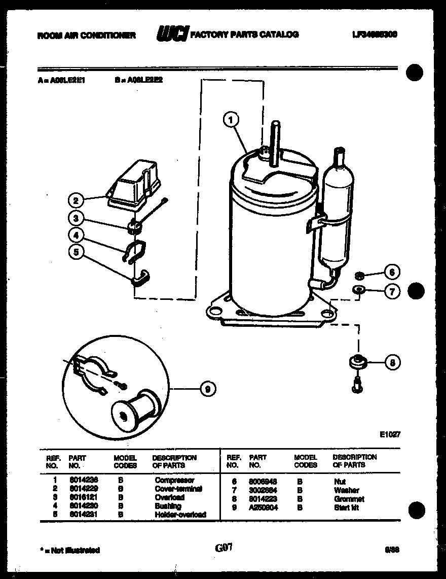 Compressor parts
