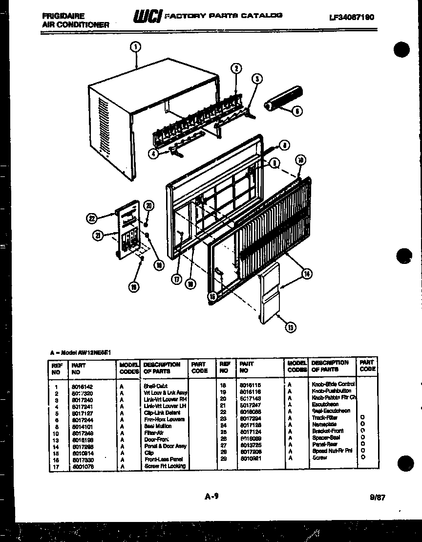 CABINET PARTS