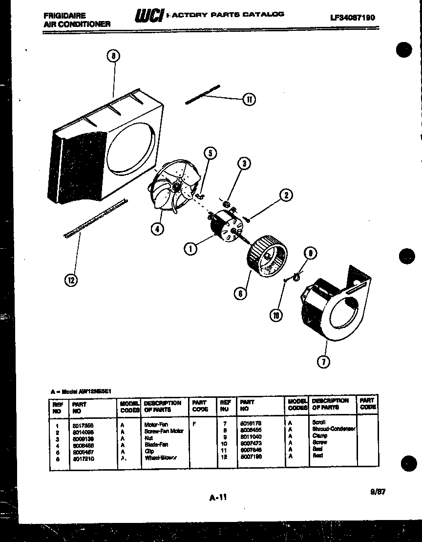 Air handling parts