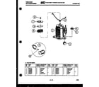 Frigidaire AW12NE5E1 compressor parts diagram