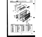 Frigidaire AW15NE5E1 cabinet parts diagram