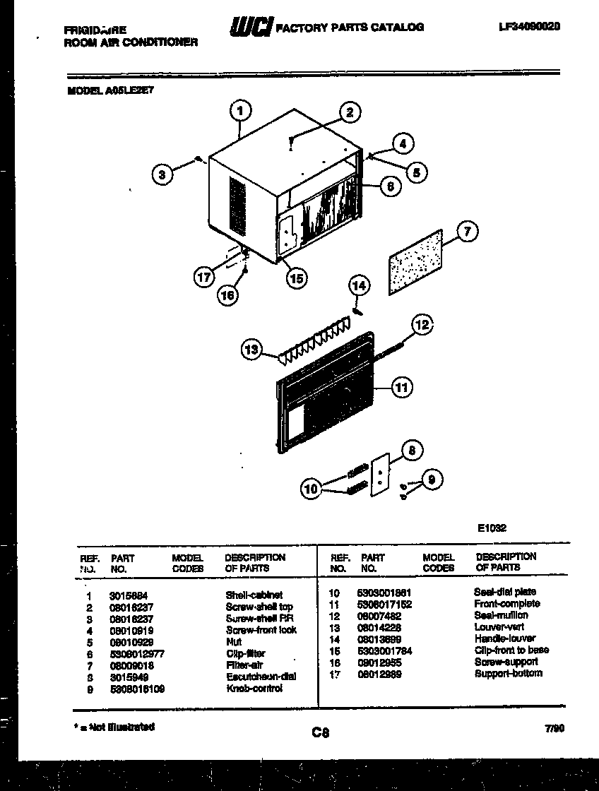 CABINET PARTS