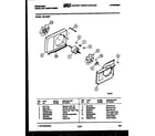 Frigidaire A05LE2E7 air handling parts diagram