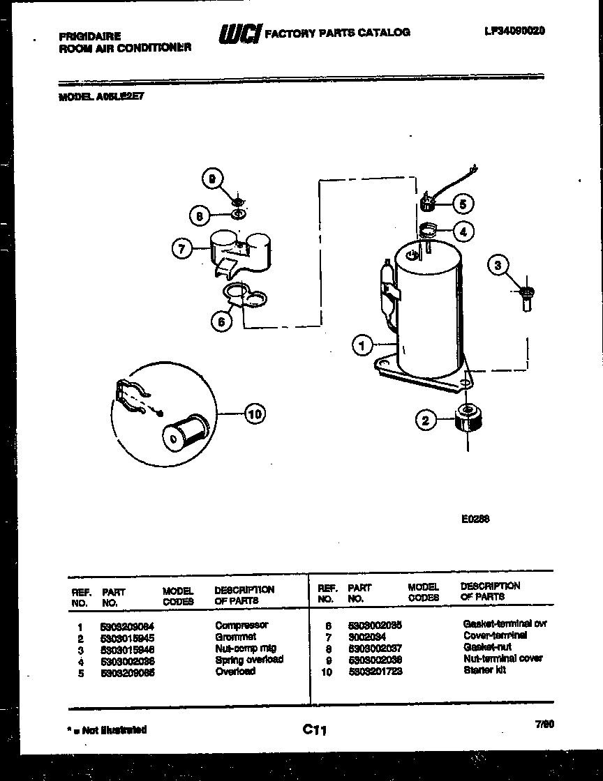 Compressor parts