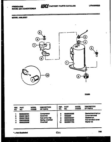 Compressor parts
