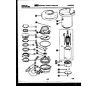 Frigidaire FD7501D food disposer parts diagram