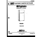 Frigidaire FPES21TEW0 cover page diagram