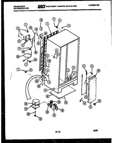 System and automatic defrost parts