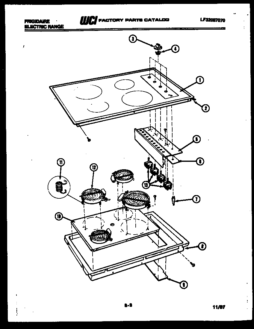 Cooktop parts