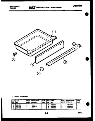 Drawer parts