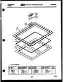 Cooktop frame parts