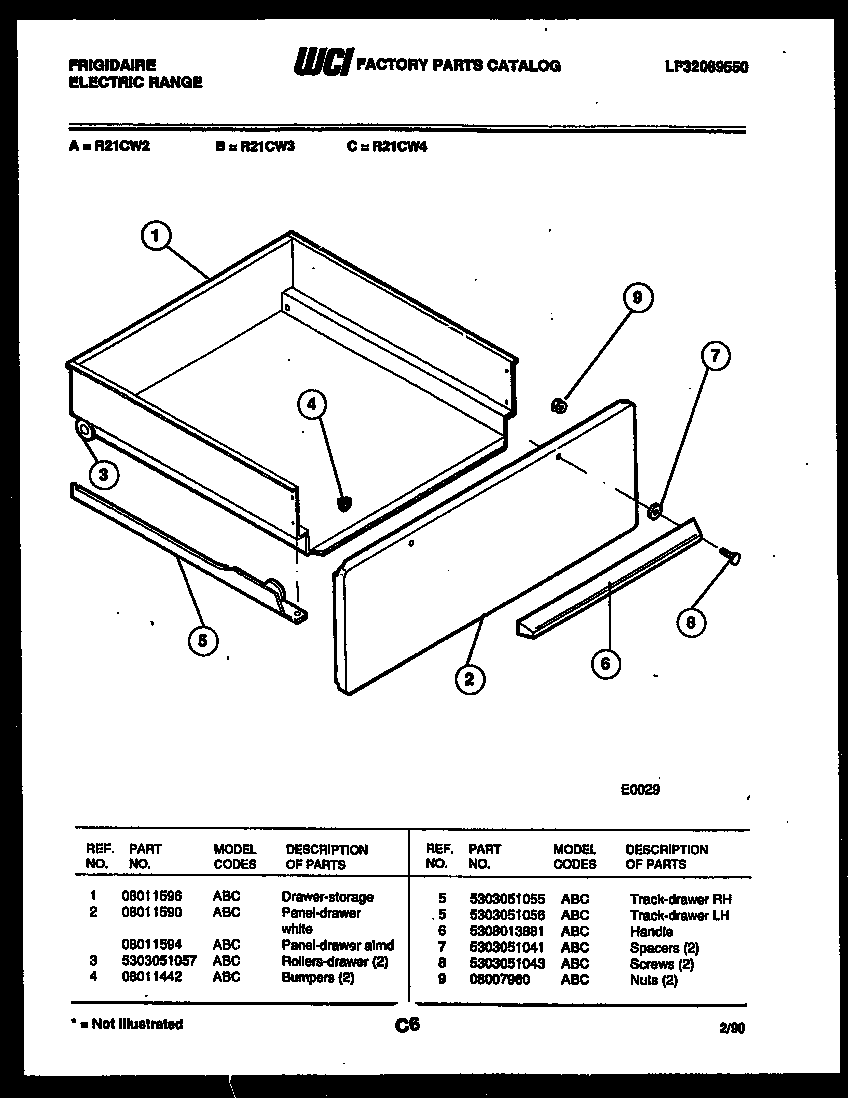 DRAWER PARTS