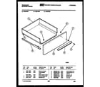 Frigidaire REM77BDB2 drawer parts diagram