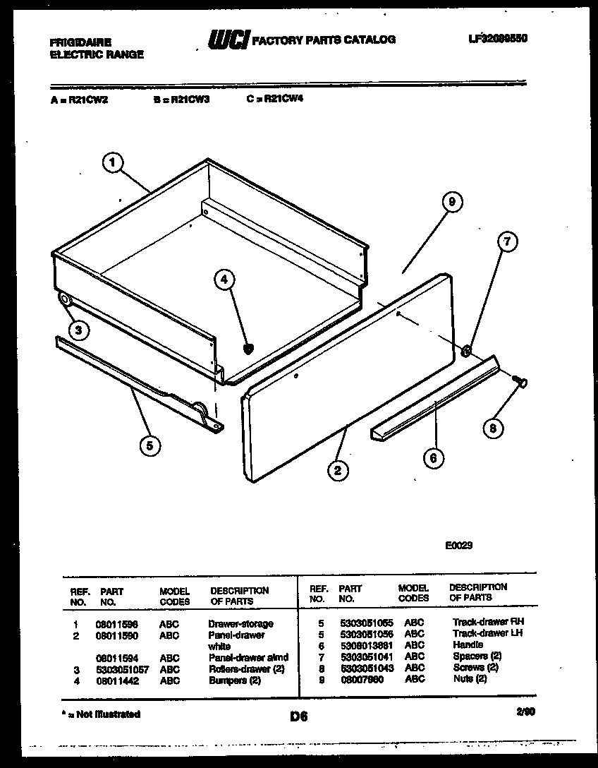 Drawer parts