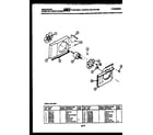 Frigidaire A07LH8E2 air handling parts diagram