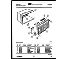 Frigidaire AR18NS2F1 cabinet parts diagram