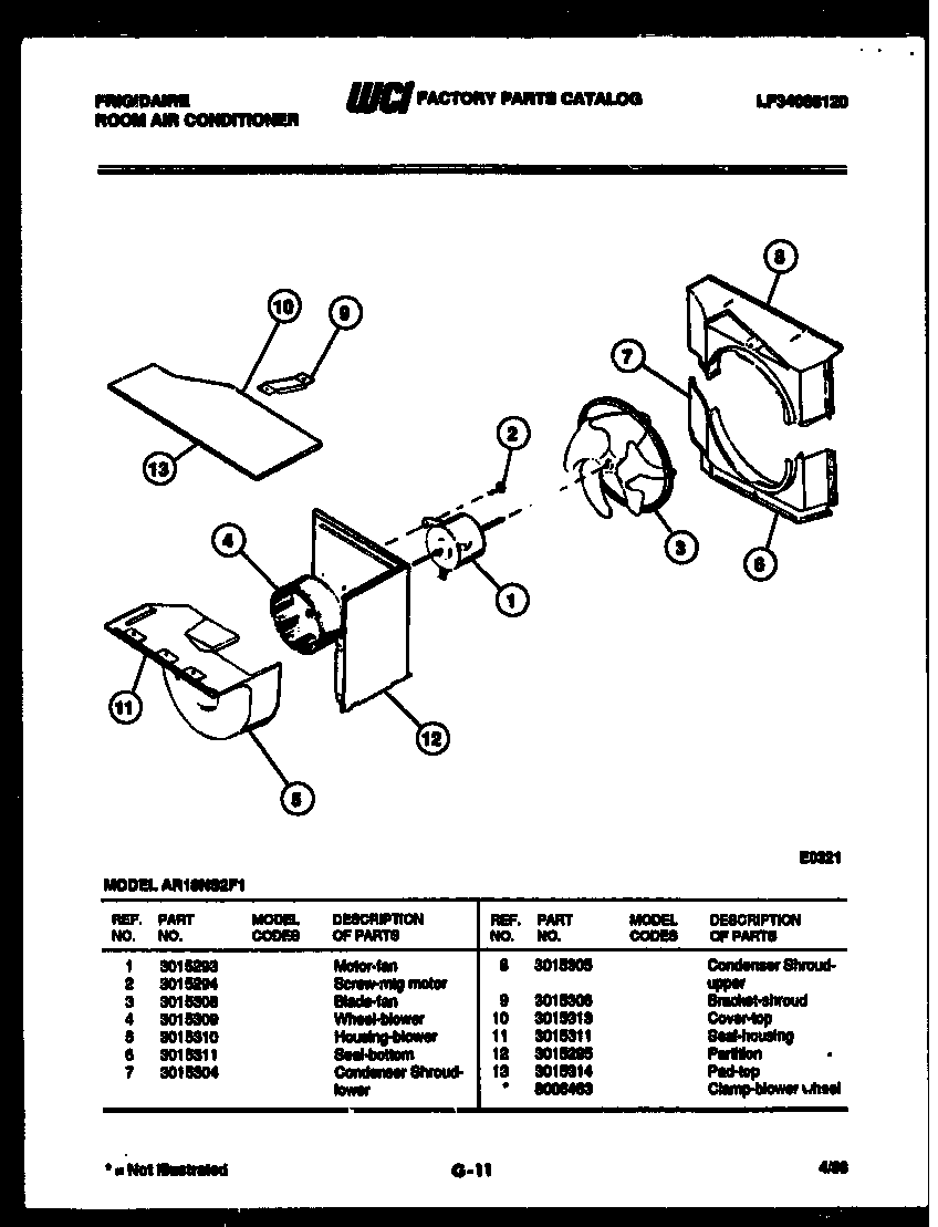 Air handling parts