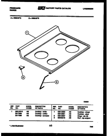 Cooktop parts
