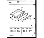 Frigidaire RA30EH2 drawer parts diagram