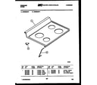 Frigidaire REG36AL4 cooktop parts diagram