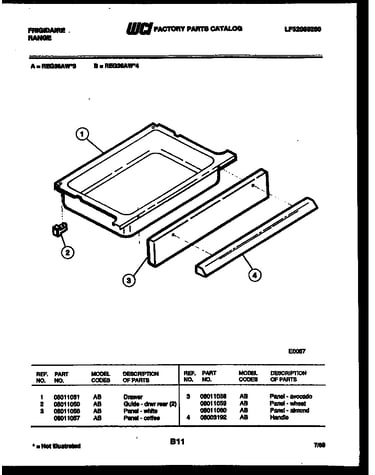 Drawer parts