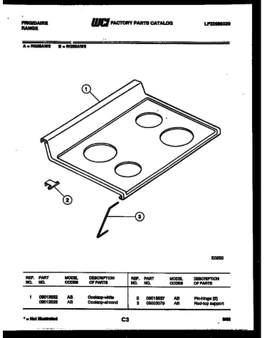 Cooktop parts