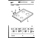 Frigidaire RA30BEW2 cooktop parts diagram