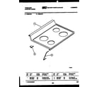 Frigidaire R32BAW2 cooktop parts diagram