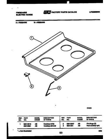 Cooktop parts