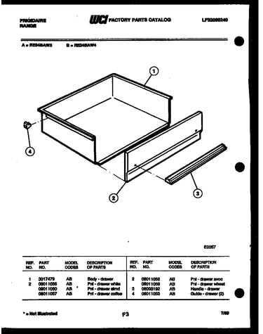Drawer parts