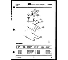 Frigidaire RGS35CW2 broiler parts diagram