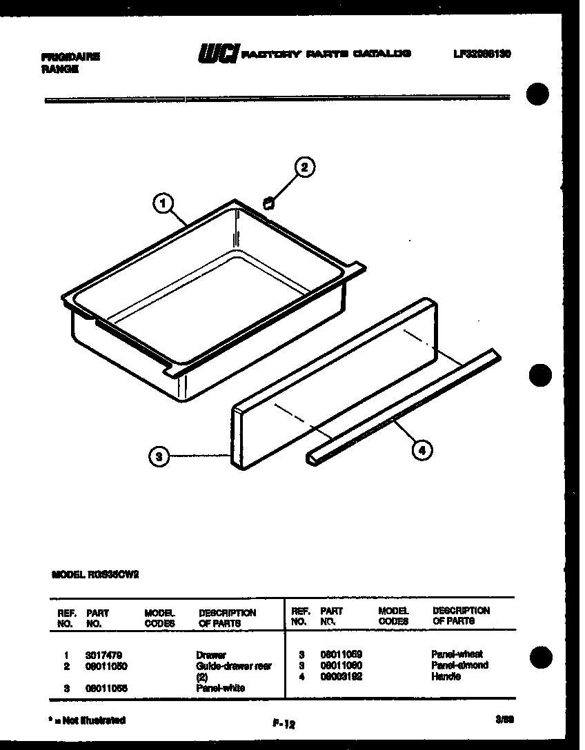 DRAWER PARTS