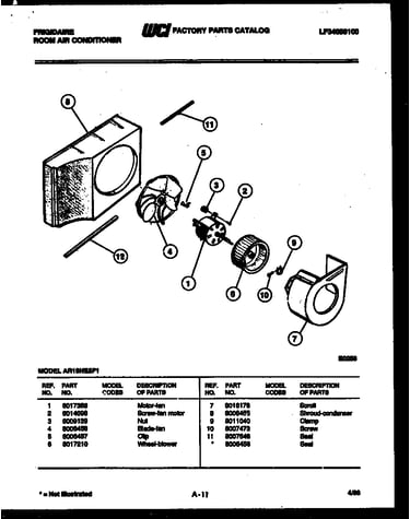 Air handling parts