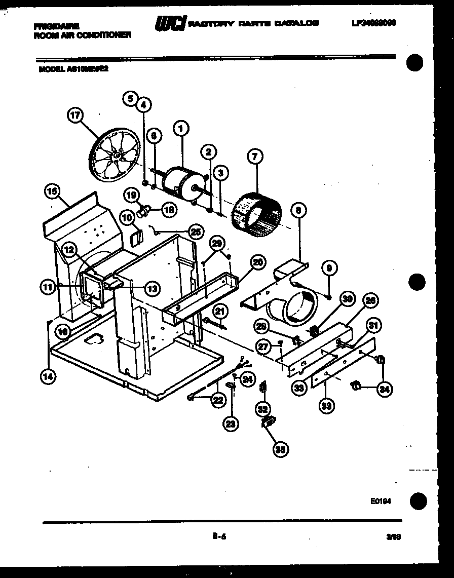 Electrical and air handling parts