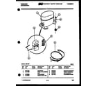 Frigidaire MR15F1 compressor parts diagram