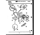 Frigidaire MR15F1 air, water and condensing parts diagram
